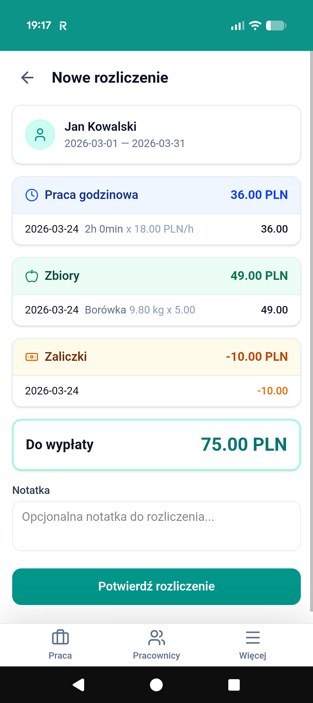 Rozliczenia i zaliczki